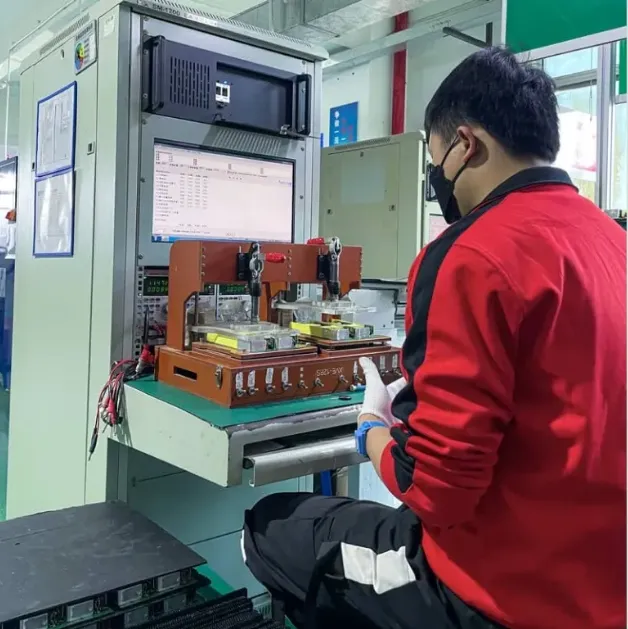 Operator monitoring aging test