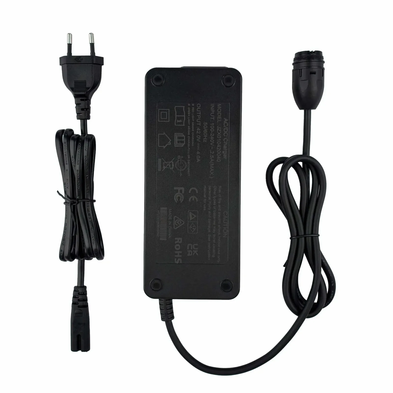 JUXON 42V 4A lithium-ion mobility battery charger — detail view 3