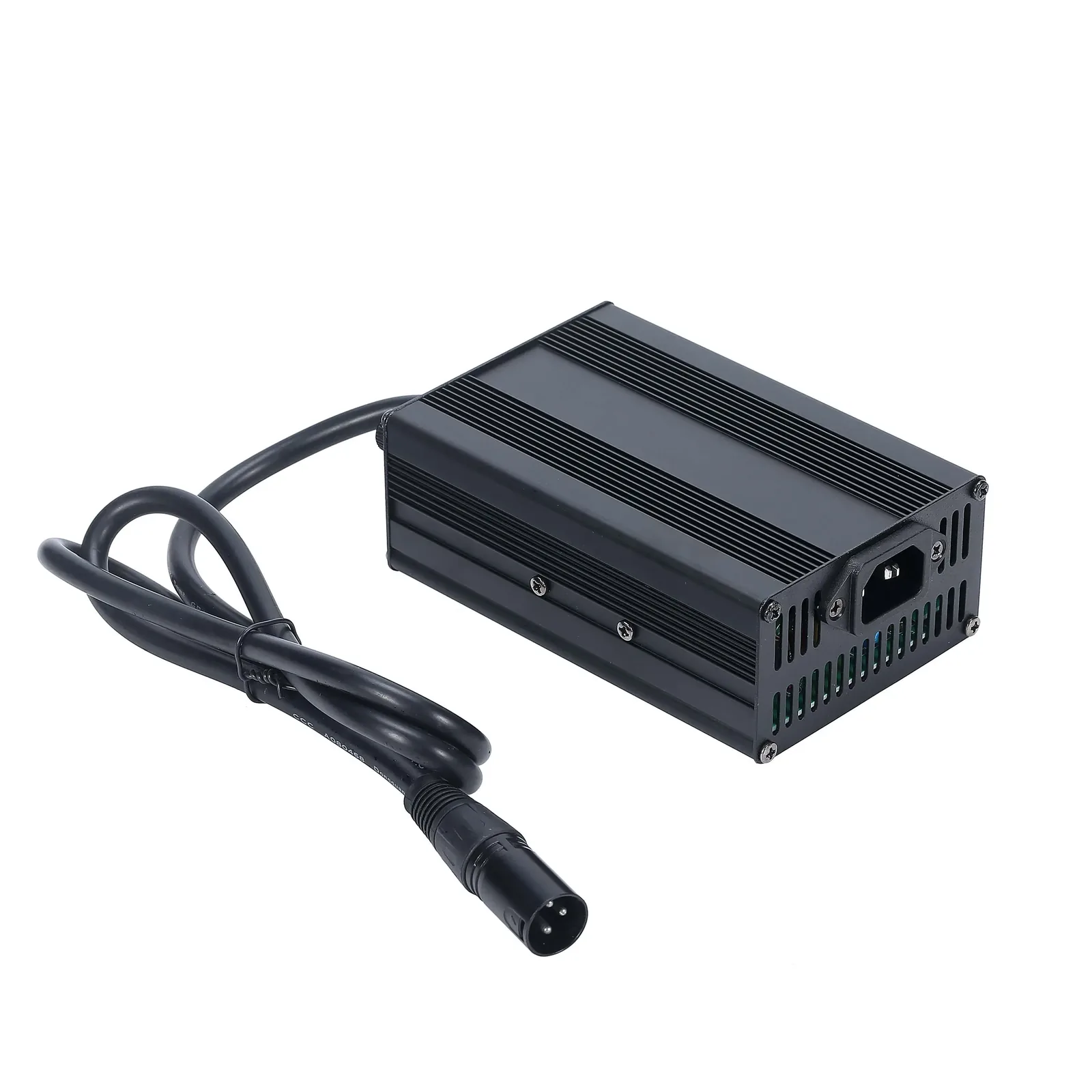 JUXON 54.6V 5A lithium-ion mobility battery charger — detail view 3