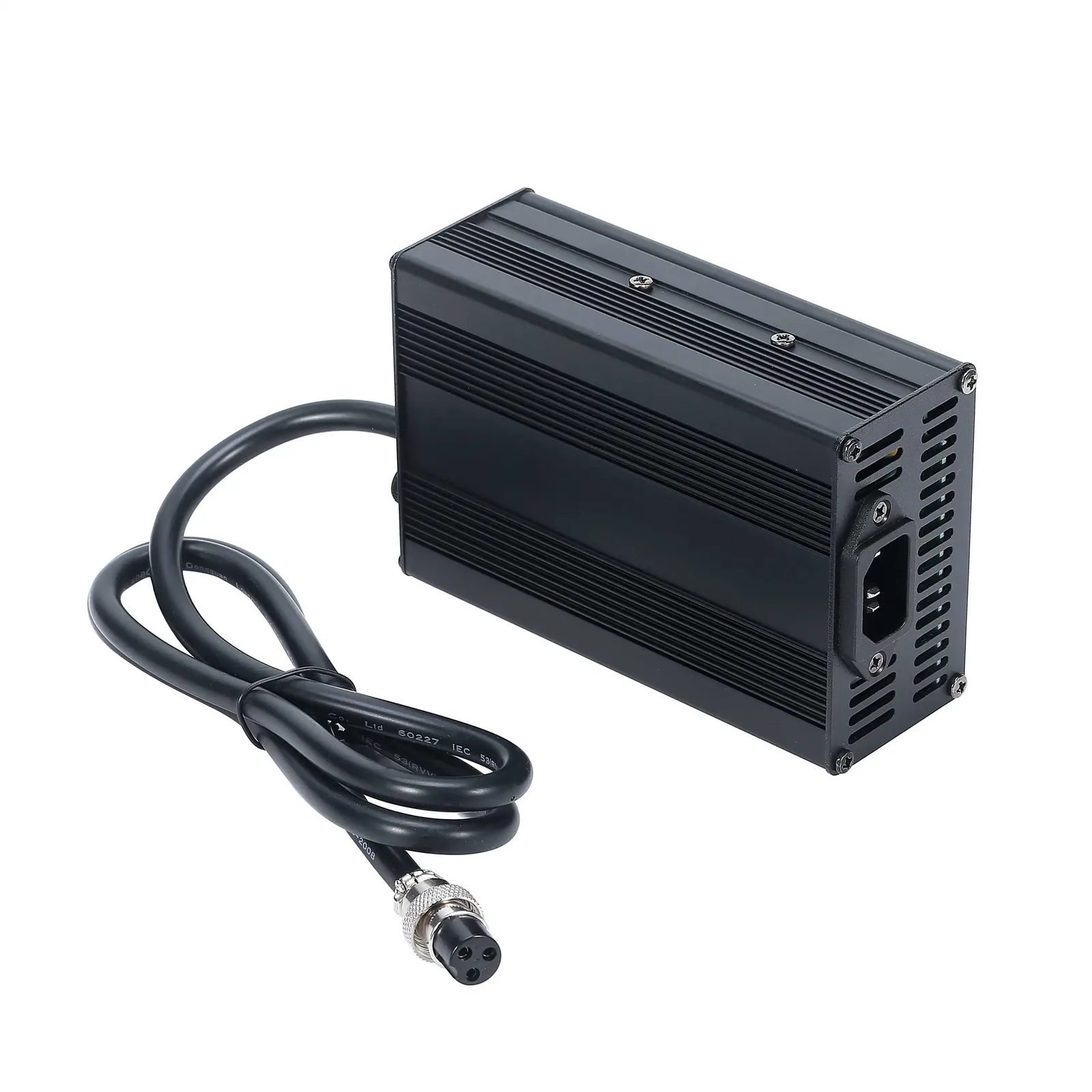 JUXON 54.6V 5A lithium-ion mobility battery charger — detail view 6