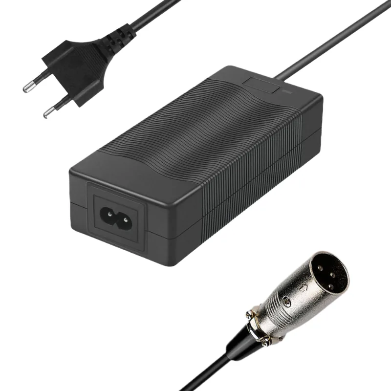 JUXON 42V 1A lithium-ion e-bike battery charger — detail view 2