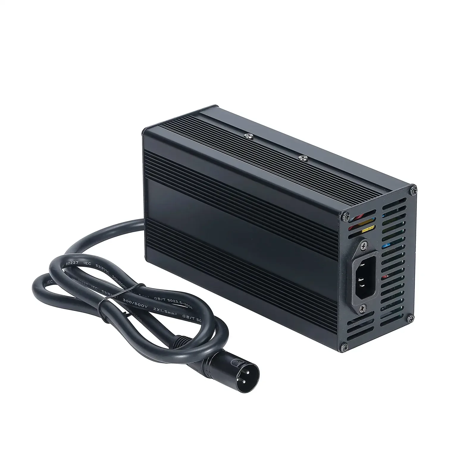 JUXON 54.75V 8A lithium-ion forklift battery charger — detail view 6