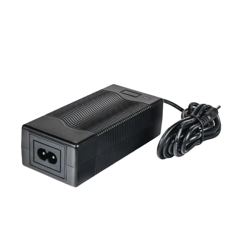 JUXON 54.6V 1.2A lithium-ion e-bike battery charger — detail view 2