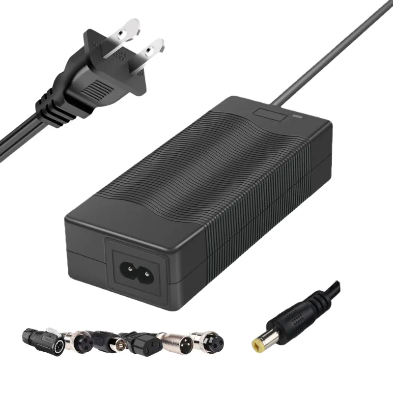 JUXON 54.6V 1.2A lithium-ion e-bike battery charger — detail view 4