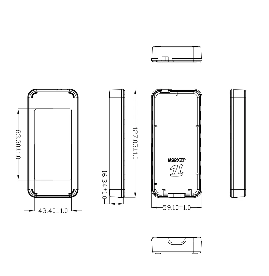 JUXON 84W lithium-ion e-bike battery charger — detail view 7