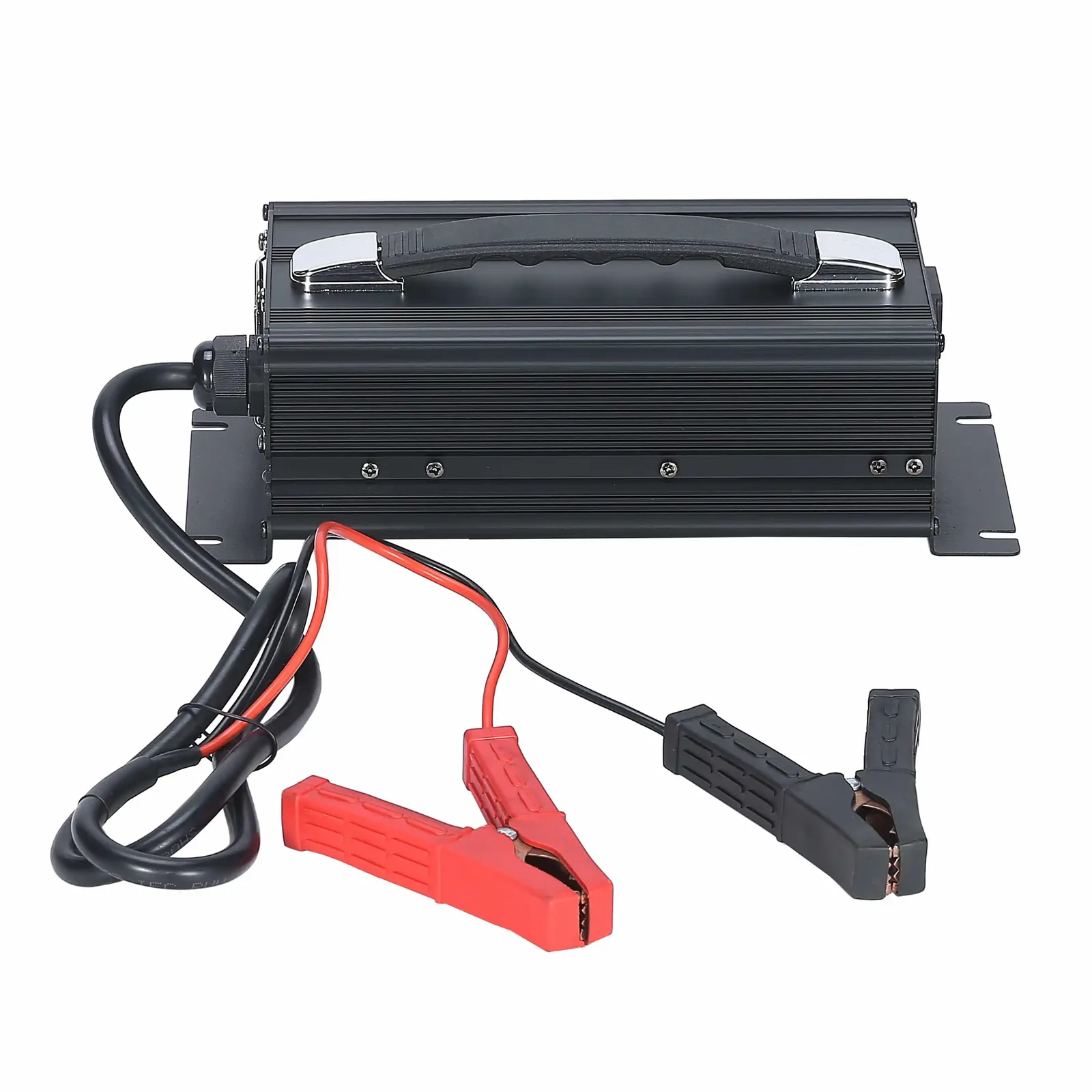 JUXON 54.6V 12A lithium-ion forklift battery charger — detail view 2